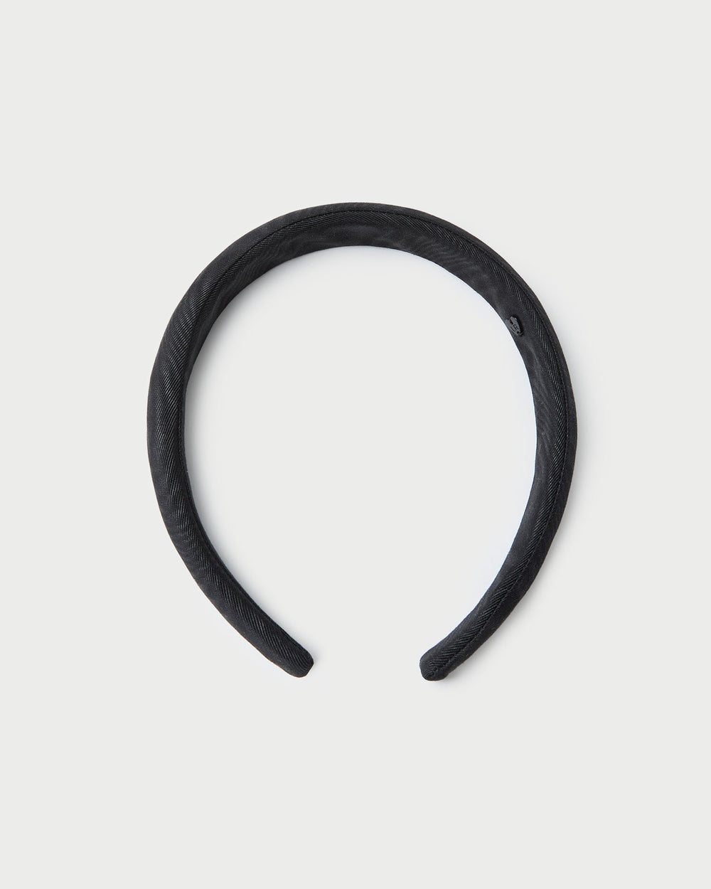 Marina Black Moiré Puffy Headband