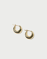 Adeline Gold Mini Dome Hoop Earring