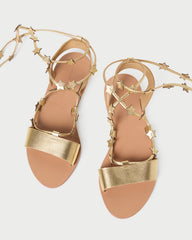 Starla Gold Wrap Sandal