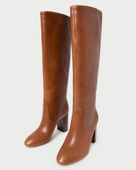 Goldy Safari Leather Tall Boot