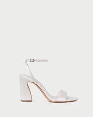 Malia Cream Curved-Heel Sandal