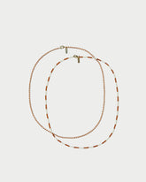 Soo Amber/Cream Necklace Set
