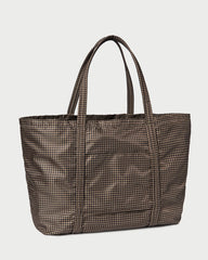 Dina Brown/Black Check Travel Tote