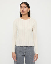 Lolo Pointelle Long-Sleeve Tee