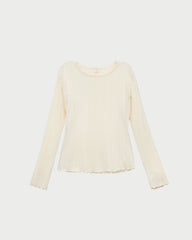Lolo Pointelle Long-Sleeve Tee