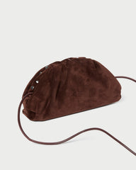 Bailey Espresso/Silver Dome Clutch