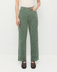Demi Embroidered Pant