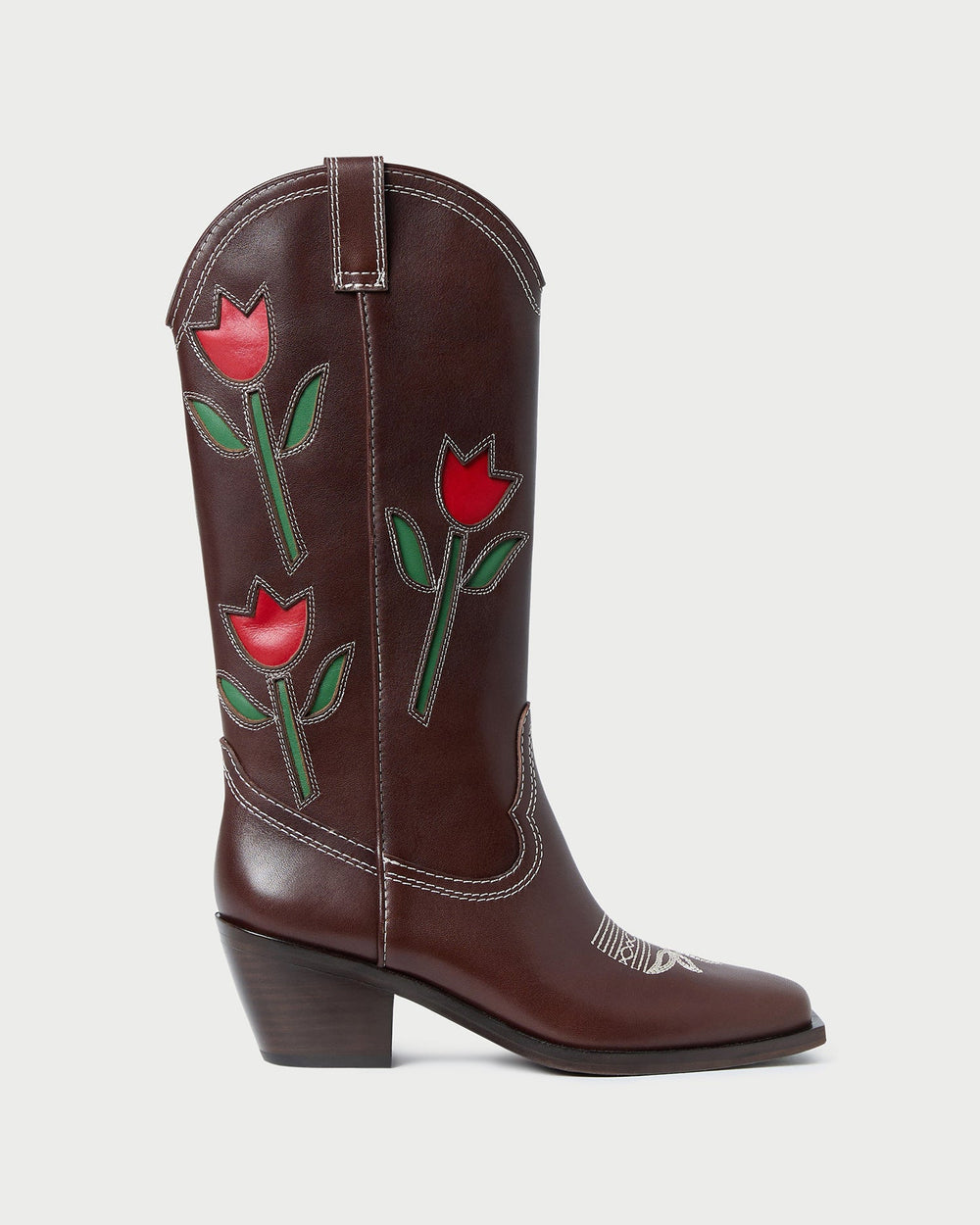Wilder Espresso Leather Tulip Boot