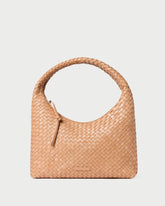 Willow Desert Sand Woven Hobo Bag