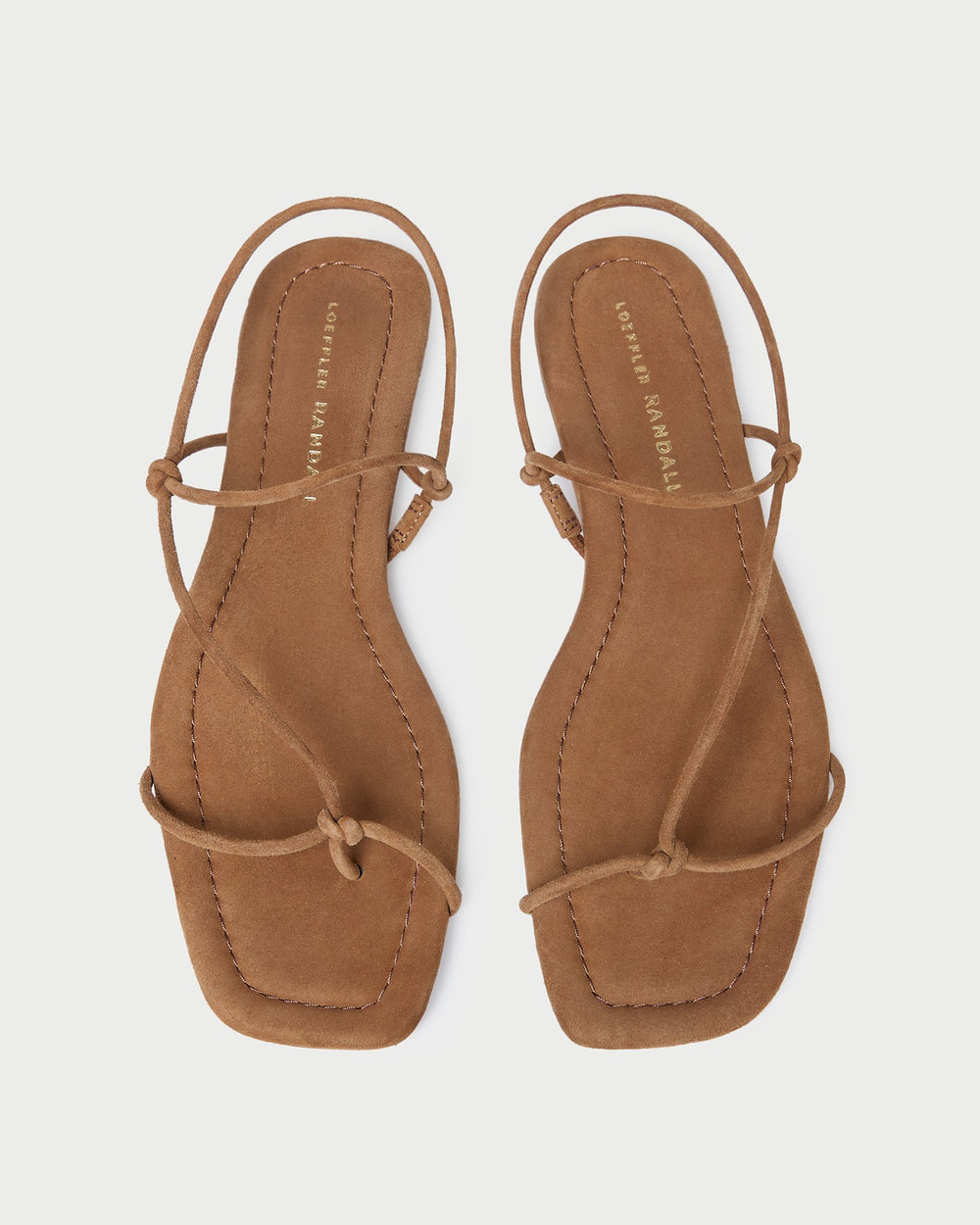 Eleanor Cacao Suede Strappy Sandal
