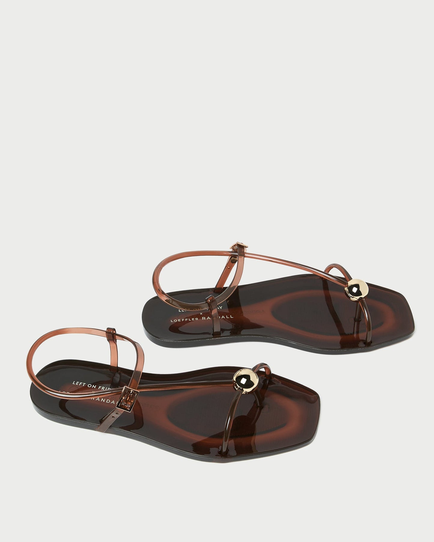 Dana Brown Strappy Jelly Sandal
