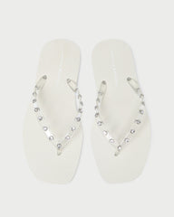 Taryn Cream Jelly Flip Flop