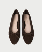 Noelle Brown Suede Ballet Flat