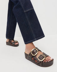 Eve Brown Tulip Two-Band Sandal