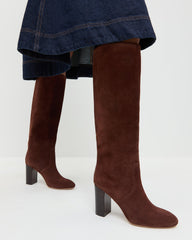 Goldy Espresso Suede Tall Boot