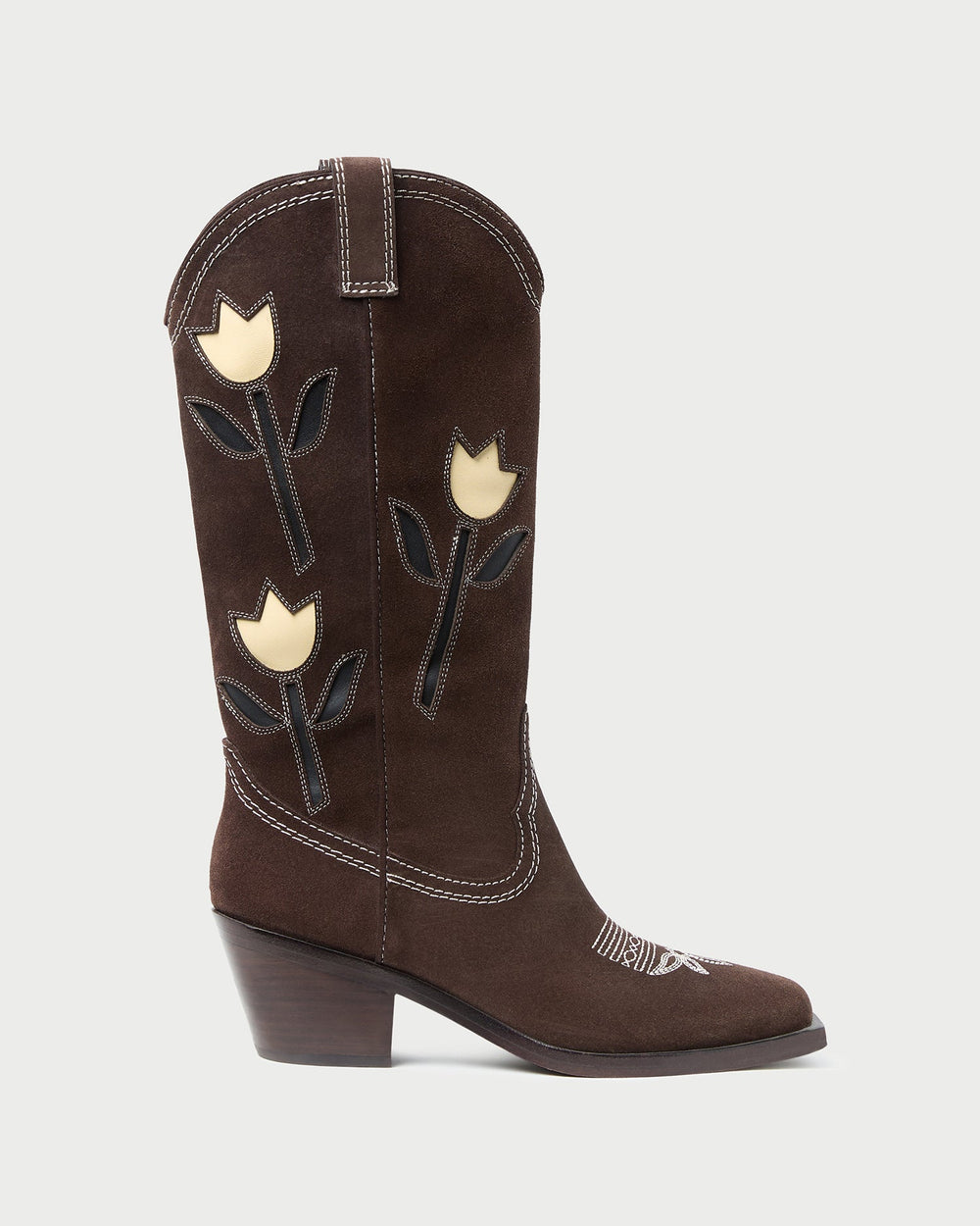 Wilder Brown Suede Tulip Boot