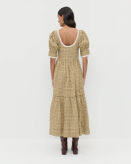 Gillian Puff-Sleeve Dress