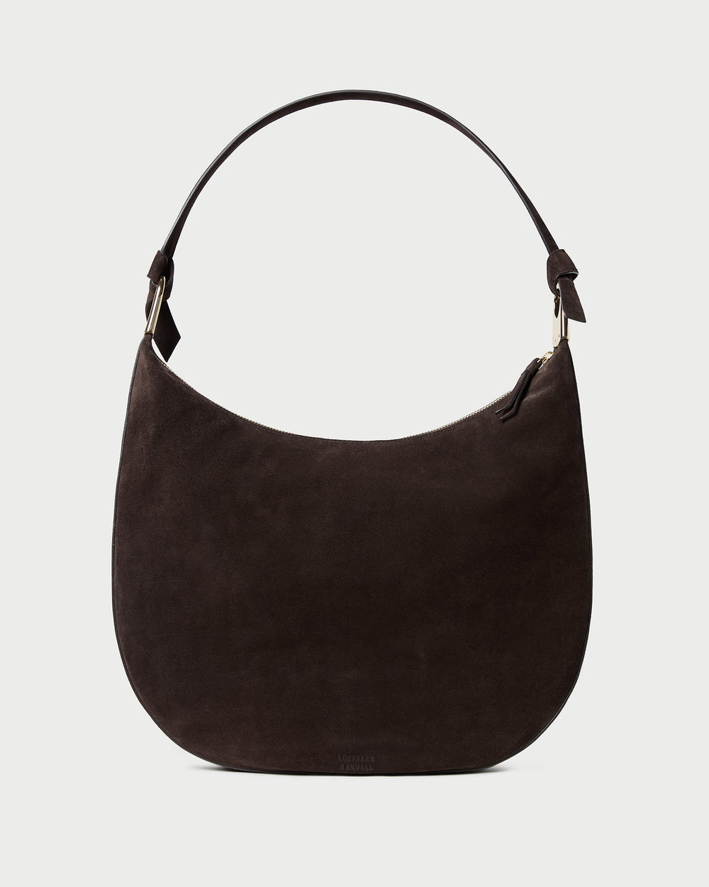 Morgan Brown Suede Shoulder Bag