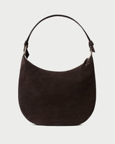 Morgan Brown Suede Shoulder Bag