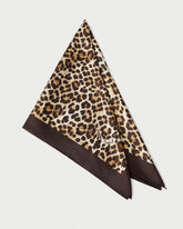 Beverly Leopard Silk Scarf