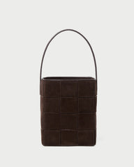 Laith Brown Suede Bucket Bag