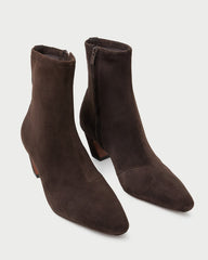 Doria Brown Suede Ankle Boot