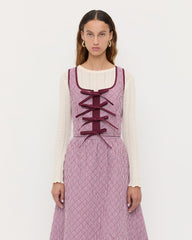 Callista Tie-Front Vest