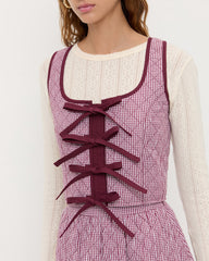 Callista Tie-Front Vest