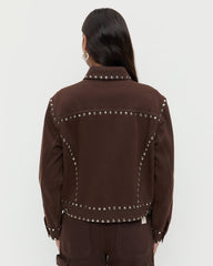 Elijah Studded Denim Jacket