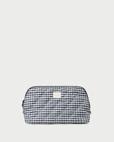 Frances Black/White Gingham Cosmetic Pouch