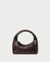 Mercer Chocolate Woven Shoulder Bag