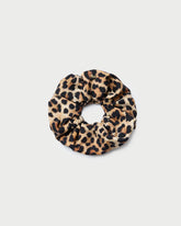 Astrid Leopard Jersey Scrunchie
