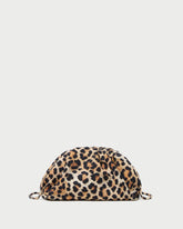 Bailey Leopard Jersey Dome Clutch