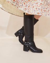 Loeffler Randall Audrey Black Tall Engineer Boot L Tall Boots L Footwear | Women Boots