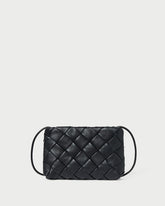 Loeffler Randall Auzeen Black Woven Shoulder Bag | Women Shoulder Bags