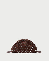 Loeffler Randall Bailey Espresso/Silver Dome Clutch | Women Clutches