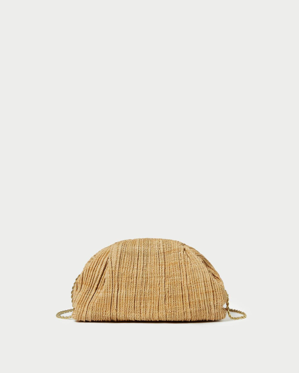 Loeffler Randall Bailey Natural Pleated Dome Clutch L Clutches L Accessories | Women Clutches