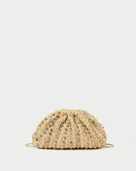 Loeffler Randall Bailey Natural/Crystal Dome Clutch L Clutches L Handbags | Women Clutches