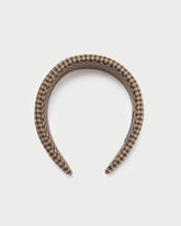Loeffler Randall Bellamy Brown/Black Puffy Headband | Women Accessories