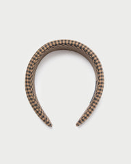 Loeffler Randall Bellamy Brown/Black Puffy Headband | Women Accessories