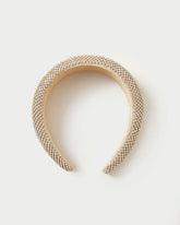 Loeffler Randall Bellamy Gold Diamanté Headband | Women Accessories