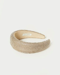 Loeffler Randall Bellamy Gold Diamanté Headband | Women Accessories