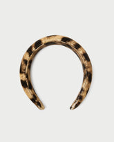 Loeffler Randall Bellamy Leopard Puffy Headband | Women Accessories