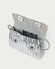 Loeffler Randall Billie Silver Leather Shoulder Bag | Women Shoulder Bags