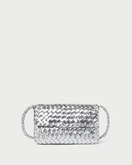 Loeffler Randall Billie Silver Leather Shoulder Bag | Women Shoulder Bags