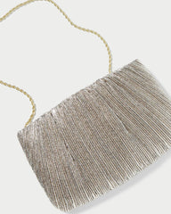 Loeffler Randall Brit Champagne Flat Pleated Clutch L Clutches L Handbags | Women Clutches