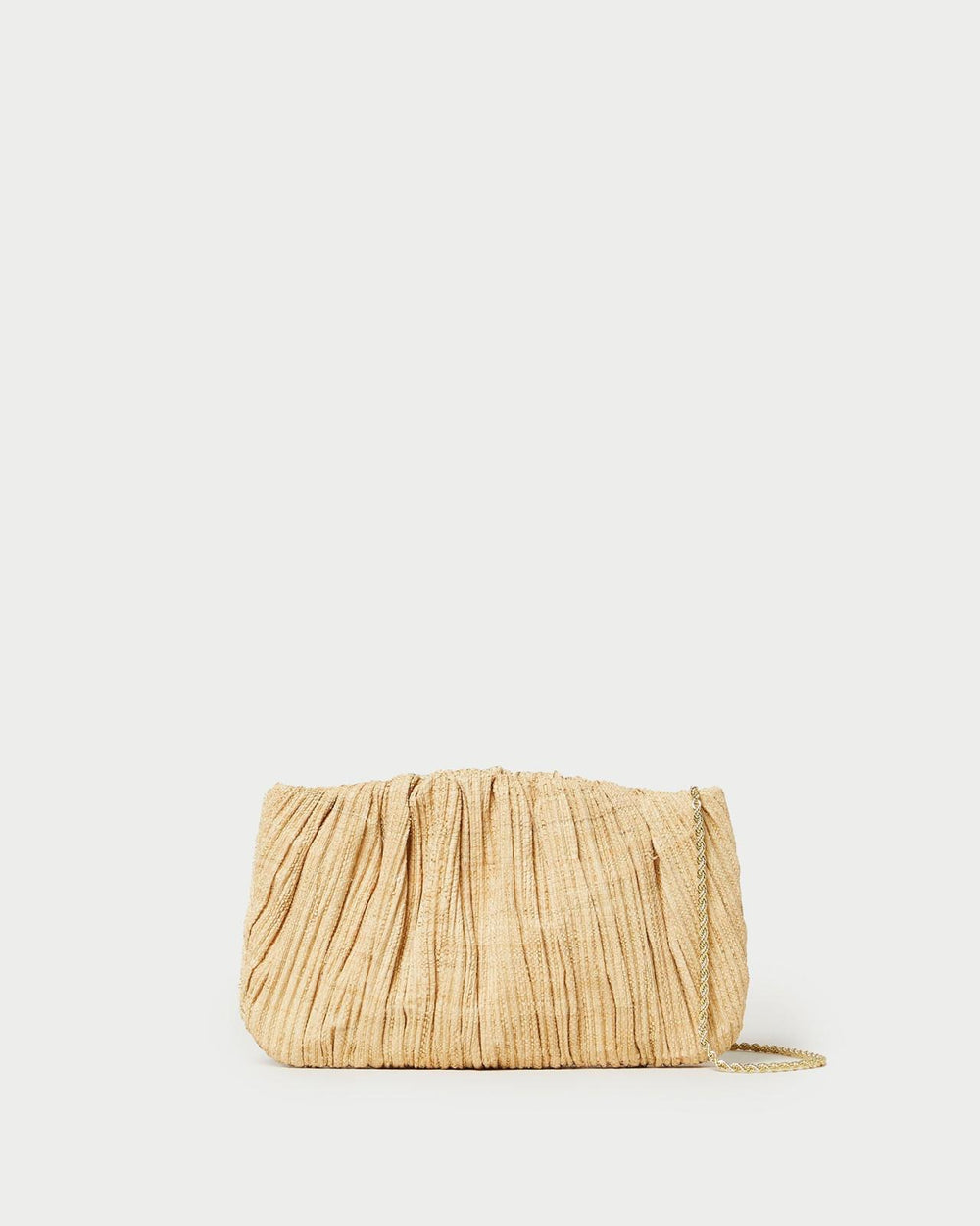 Loeffler Randall Brit Natural Flat Pleated Clutch L Clutches L Accessories | Women Clutches
