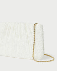 Loeffler Randall Brit White Lace Flat Clutch L Clutches L Handbags | Women Clutches