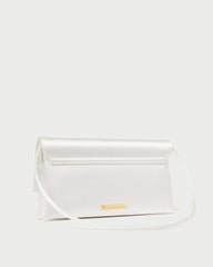 Loeffler Randall Charlee Cream Satin Shoulder Bag I Shoulder Bags I Handbags | Women Shoulder Bags