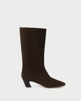 Loeffler Randall Cleo Brown Suede Mid-Calf Boot | Women Boots